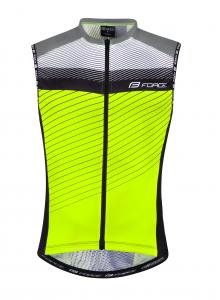 dres FORCE ACCELER bez rukávů, fluo-černý L a XXL